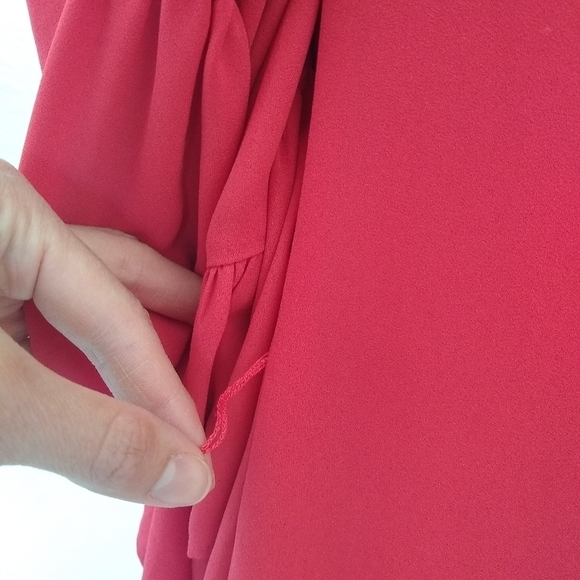 SALE 🛍️ WHBM Flutter Sleeves Midi Dress Womens size XS - Picture 6 of 9